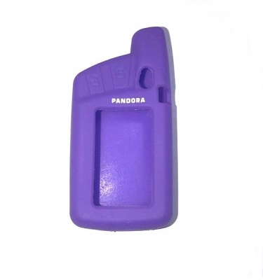 Чехол на брелок Pandora Delux 1870i/DXL-2500 фиолетовый силиконовый