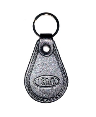 Брелок кожаный для автоключа KIA черный