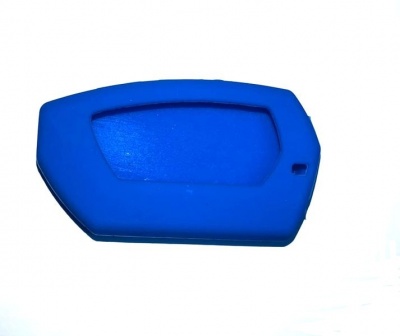 Чехол на брелок Pandora DX 90 синий силиконовый